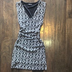 Silver/black undertone dress with sparkle size S